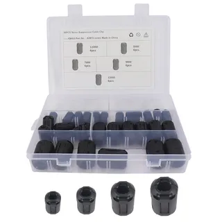 30 multi-specification boxes buckle anti-interference anti-interference nickel-zinc shielding anti-magnetic ring diameter 3.5-13mm 30 multi-specification boxes buckle anti-interference anti-interference nickel-zinc shielding anti-magnetic ring diameter 3.5-13mm