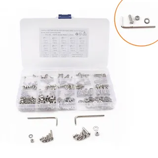 320 boxes of stainless steel 304-M3, M4 semi-round head/flat-headed hexagonal screw nuts wrench 320 boxes of stainless steel 304-M3, M4 semi-round head/flat-headed hexagonal screw nuts wrench