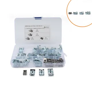 50pcs box-clamping nut/B type reed nut M4 M5 M6 M8 multi-specification reed nut 50pcs box-clamping nut/B type reed nut M4 M5 M6 M8 multi-specification reed nut