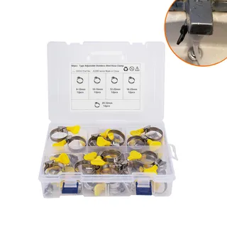 60 boxes of American plastic handle throat hoe Twist handle stainless steel throat hoop natural gas gas pipe throat 60 boxes of American plastic handle throat hoe Twist handle stainless steel throat hoop natural gas gas pipe throat