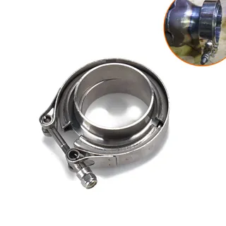 Automobile exhaust pipe V -type card hoop stainless steel flangca hoop V -hug American universal pipe hug Automobile exhaust pipe V -type card hoop stainless steel flangca hoop V -hug American universal pipe hug