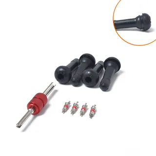 Automobile tire mouth TR414+4 valve core and maintenance tool Valley mouth repair set 2 pairs Automobile tire mouth TR414+4 valve core and maintenance tool Valley mouth repair set 2 pairs