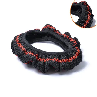 Bingshi steering wheel black red 38cm general -purpose car steering wheel sleeve Bingshi steering wheel black red 38cm general -purpose car steering wheel sleeve