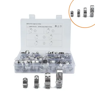 -border-90 only 1 type of specifications PEX stainless steel single ear card hoop American throat hoop -border-90 only 1 type of specifications PEX stainless steel single ear card hoop American throat hoop