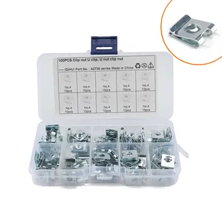 border -100 installation-blue-white zinc U-shaped reed nuts, clamping nut car internal decorative board border -100 installation-blue-white zinc U-shaped reed nuts, clamping nut car internal decorative board