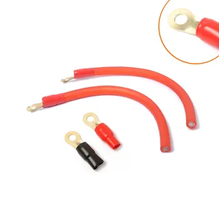 border best -selling car 0GA audio modification power cord 50 square 30cm long 2 sets border best -selling car 0GA audio modification power cord 50 square 30cm long 2 sets