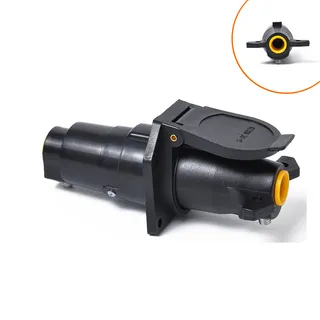 border explosion car trailer accessories American Orange 7 -core 12V trailer connector plug socket border explosion car trailer accessories American Orange 7 -core 12V trailer connector plug socket