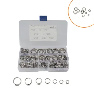 border hot-80 boxes of 7 specifications of hose connection Hand hoop stainless steel single earless pole hoe border hot-80 boxes of 7 specifications of hose connection Hand hoop stainless steel single earless pole hoe