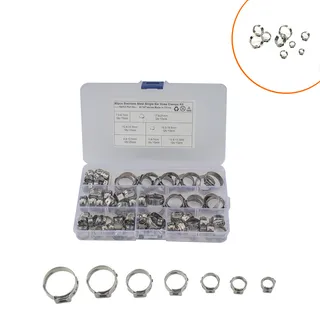 border hot-90 boxes of 7 specifications of hose connection Hand hoop stainless steel single earless pole card border hot-90 boxes of 7 specifications of hose connection Hand hoop stainless steel single earless pole card