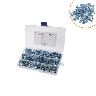 border hot -selling 3 specifications 120 only blue -white zinc U -shaped clamping nut thread nuts are for cars border hot -selling 3 specifications 120 only blue -white zinc U -shaped clamping nut thread nuts are for cars