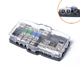 border preferential car audio accessories multi -function fuse box with LED light modification audio line box border preferential car audio accessories multi -function fuse box with LED light modification audio line box