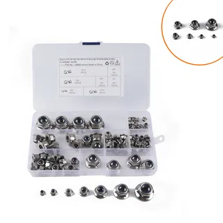 border selling inner hexagonal flang nylon nut 80 boxes of white zinc belt pad anti -screw border selling inner hexagonal flang nylon nut 80 boxes of white zinc belt pad anti -screw