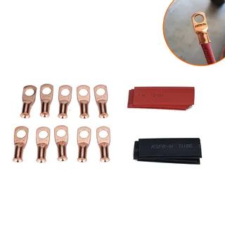 border thermal sales-10 only installed AWG American T2 Copper heavy-type cold pressure wiring terminal with heat shrinkage tube border thermal sales-10 only installed AWG American T2 Copper heavy-type cold pressure wiring terminal with heat shrinkage tube