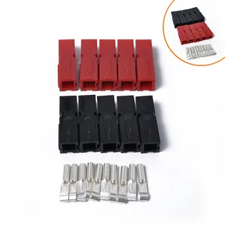 for Anderson's 30A single plug small red black power connector matching terminal 5 pairs of sets for Anderson's 30A single plug small red black power connector matching terminal 5 pairs of sets