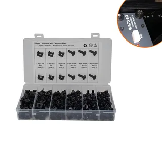 Foreign trade M5 screw camera cabinet card -type nut cabinet three -combined screw black cage -type nut Foreign trade M5 screw camera cabinet card -type nut cabinet three -combined screw black cage -type nut