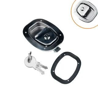 Foreign trade oval plane door lock, toolbox lock RV, trailer, canopy car Foreign trade oval plane door lock, toolbox lock RV, trailer, canopy car