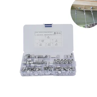 Foreign trade re steel wire rope aluminum sleeve 8 -character aluminum sleeve elliptical holes aluminum aluminum aluminum buckle 210 Foreign trade re steel wire rope aluminum sleeve 8 -character aluminum sleeve elliptical holes aluminum aluminum aluminum buckle 210