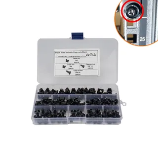Foreign trade Sifang floating cage buckle cabinet nuts black zinc cage -type snail -type floating nut Foreign trade Sifang floating cage buckle cabinet nuts black zinc cage -type snail -type floating nut