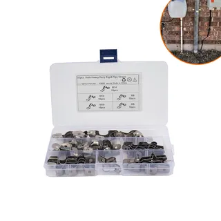 Foreign trade supplies 50 boxes installed with 304 stainless steel thickened U -shaped horse -riding card saddle card U -shaped tube card Foreign trade supplies 50 boxes installed with 304 stainless steel thickened U -shaped horse -riding card saddle card U -shaped tube card