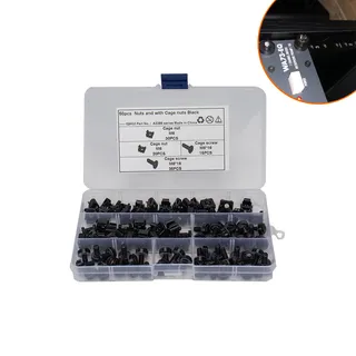 Foreign trade supplies 50 only M6 screw case cabinet card -type nut -screw black cage -type nut Foreign trade supplies 50 only M6 screw case cabinet card -type nut -screw black cage -type nut