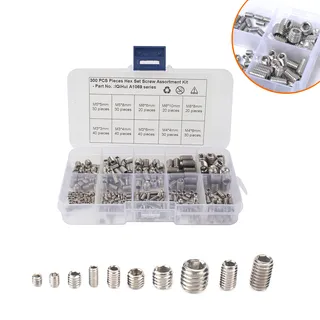 Hexagonal hexagonal 304 stainless steel machine rice screw concave end fixed screw M3M4M5M6M8 box Hexagonal hexagonal 304 stainless steel machine rice screw concave end fixed screw M3M4M5M6M8 box