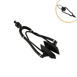 Motor flushing supporting rack mount bracket stent, motor cleaning device double -tube square head motor flushing device Motor flushing supporting rack mount bracket stent, motor cleaning device double -tube square head motor flushing device