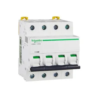 Schneider miniature circuit breaker three -phase four -line air switch A9F18450 AC400V