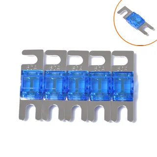 Small car fan fork bolt blue fuse 60A for mini anl fuse fuse nickel plating 5 installation Small car fan fork bolt blue fuse 60A for mini anl fuse fuse nickel plating 5 installation