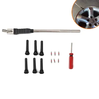 Tire disassembling installation and repair set-pull-pull device+valve core+valve mouth-for : car/truck, etc. Tire disassembling installation and repair set-pull-pull device+valve core+valve mouth-for : car/truck, etc.
