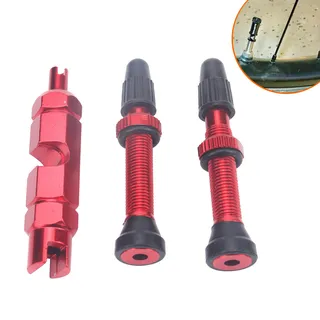 Two combinations of French bicycle valve core removable valve mouth and disassembly tool 40mm gas mouth Two combinations of French bicycle valve core removable valve mouth and disassembly tool 40mm gas mouth