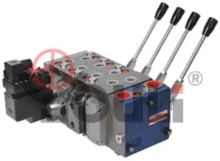 YOULI oil power PV-4 series proportional control valve 5 pieces valve flow 140L/min YOULI oil power PV-4 series proportional control valve 5 pieces valve flow 140L/min