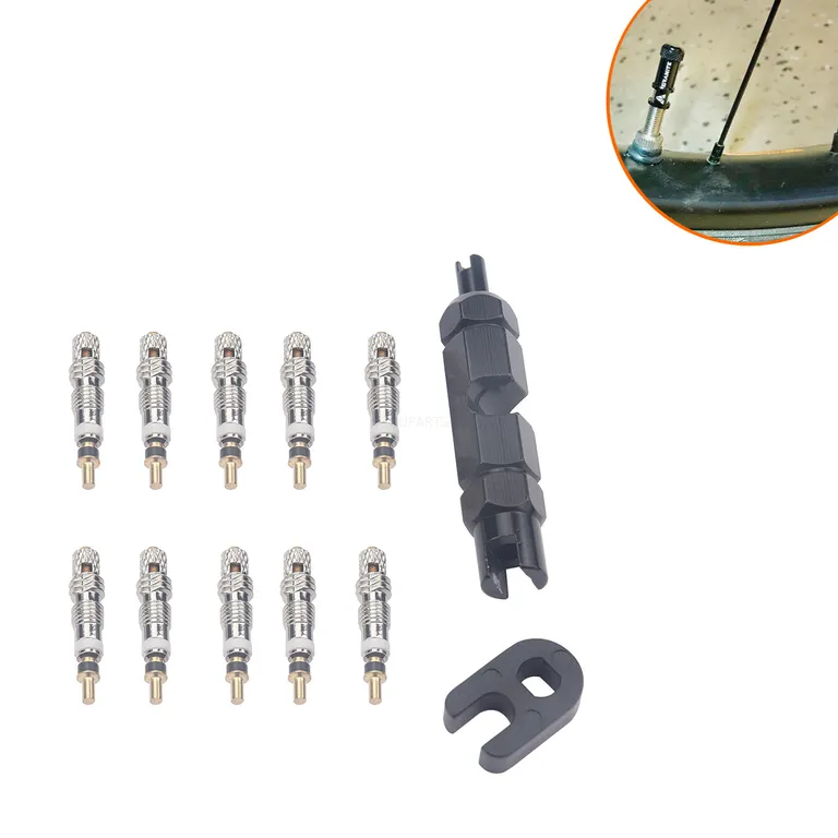 10 combinations of French bicycle valve core removable valve mouth with black maintenance tools online 10 combinations of French bicycle valve core removable valve mouth with black maintenance tools online