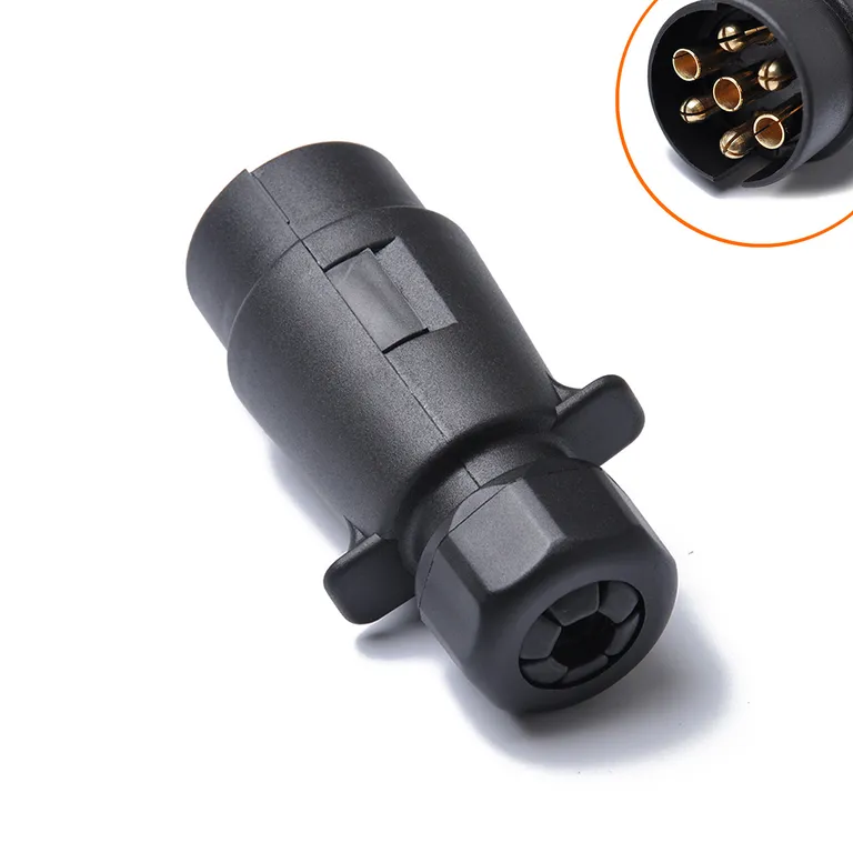 12V 7 -core trailer connector plug plug tracker power connector RV power transfer head online