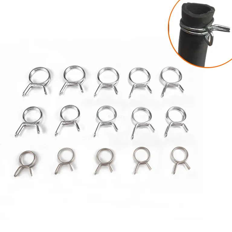 15 loads-dual steel wire spring tube clip/dual-line card hoop/water pipe card hoop/fuel pipe clip/hose card hoop online 15 loads-dual steel wire spring tube clip/dual-line card hoop/water pipe card hoop/fuel pipe clip/hose card hoop online