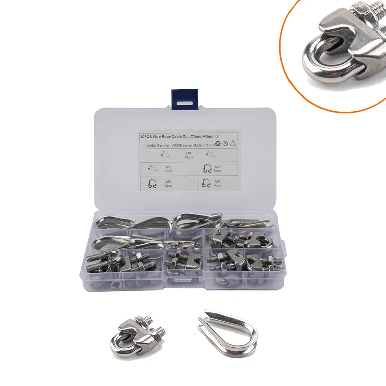30 boxes of foreign trade supplies-M6 stainless steel 304 steel wire rope hip cat claws with triangular tube sleeve online 30 boxes of foreign trade supplies-M6 stainless steel 304 steel wire rope hip cat claws with triangular tube sleeve online
