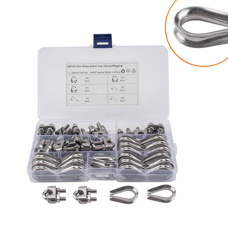 40 boxes-M5 stainless steel 304 steel wire rope lock cat paw cable with steel wire rope chicken heart cover online 40 boxes-M5 stainless steel 304 steel wire rope lock cat paw cable with steel wire rope chicken heart cover online