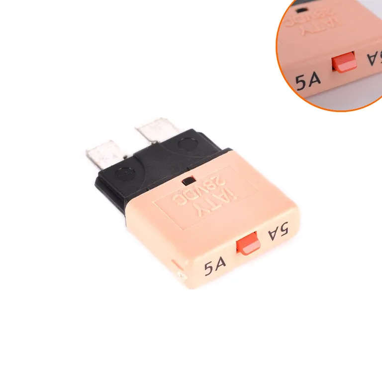 5A medium -size car plug -in overcurrent protector plug -in insurance piece manual reset protector online 5A medium -size car plug -in overcurrent protector plug -in insurance piece manual reset protector online