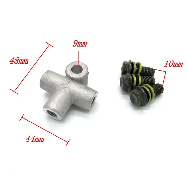 ATV beach car three -way oil pipe joint 10mm one -hold two brake oil pipe connecter three -tiered fork interface online ATV beach car three -way oil pipe joint 10mm one -hold two brake oil pipe connecter three -tiered fork interface online