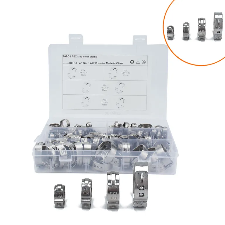 -border-90 only 1 type of specifications PEX stainless steel single ear card hoop American throat hoop online -border-90 only 1 type of specifications PEX stainless steel single ear card hoop American throat hoop online