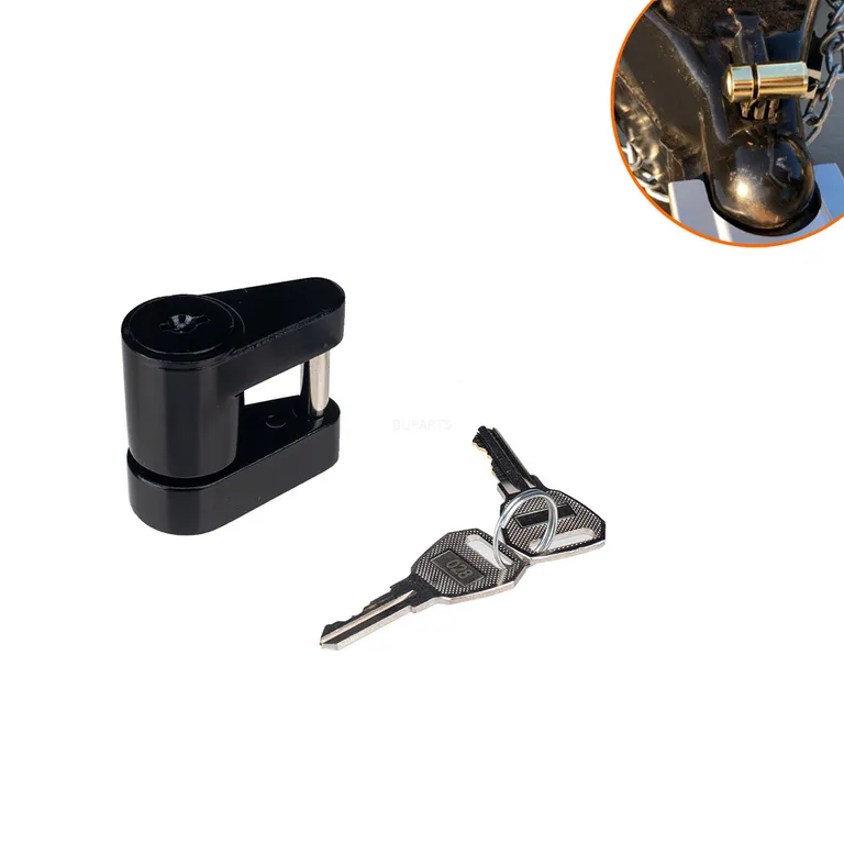 border auto parts black zinc alloy 1/4 inch small RV lock trailer connection one piece online border auto parts black zinc alloy 1/4 inch small RV lock trailer connection one piece online