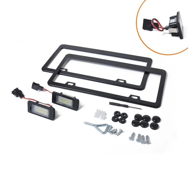 border auto parts modification-for Audi A1 A4 A5 A6 A7 license plate light+license plate replacement set online border auto parts modification-for Audi A1 A4 A5 A6 A7 license plate light+license plate replacement set online