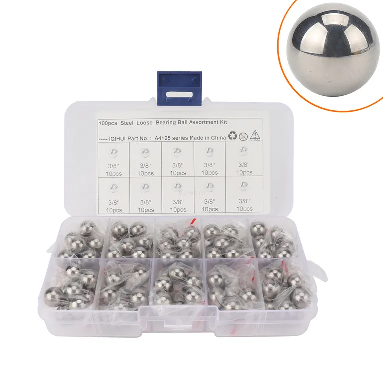 border boxed motorcycle, bicycle high -precision G25 bearing steel ball 3/8 "solid steel ball 100 online border boxed motorcycle, bicycle high -precision G25 bearing steel ball 3/8 "solid steel ball 100 online