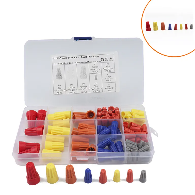 border e-commerce 102PCS-Spiral Pressing Pressing Hat/Quick Wiring terminal/Spiral Pressing Hat Manufacturer online