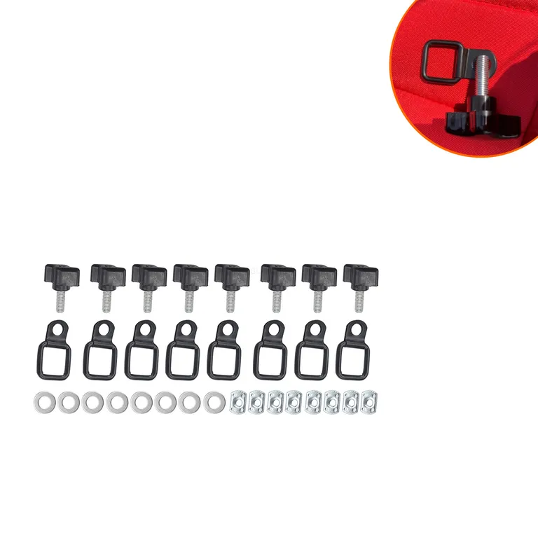border hot -selling 8 sets of car top cover screw buckle buckle fast disassembly thumb screw kit for jeep online