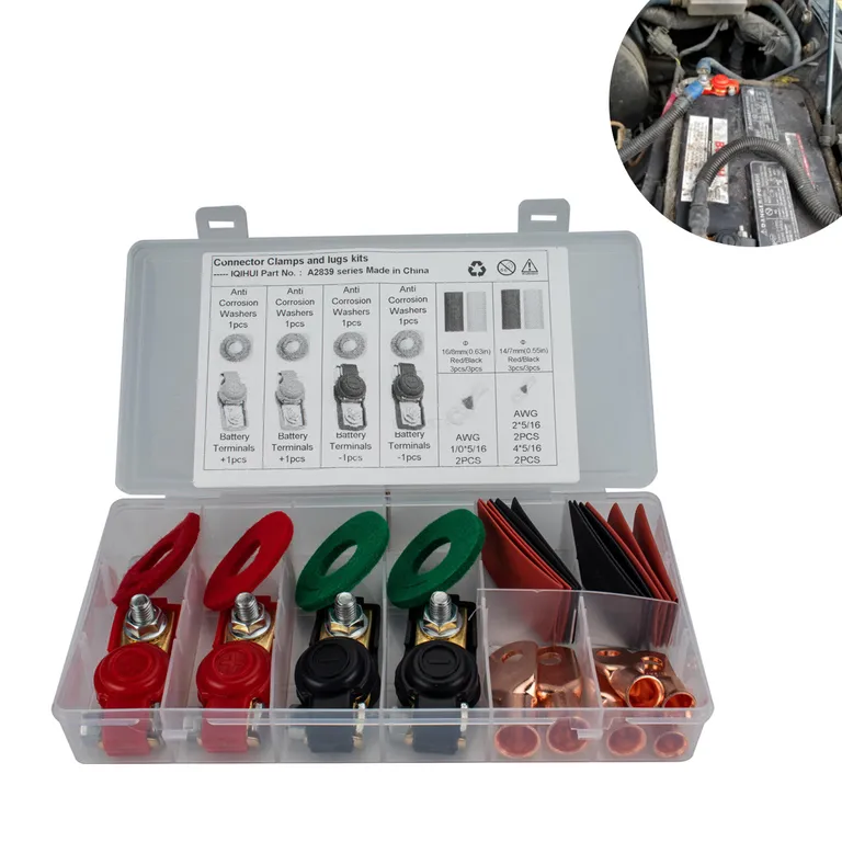 border hot-selling-2 pair of car universal battery bolt head storage battery clip wiring category set online border hot-selling-2 pair of car universal battery bolt head storage battery clip wiring category set online