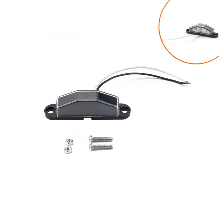 border hot-selling 4LED triangle 10-30V license plate lights are for trailers, RVs, trucks, etc. online border hot-selling 4LED triangle 10-30V license plate lights are for trailers, RVs, trucks, etc. online