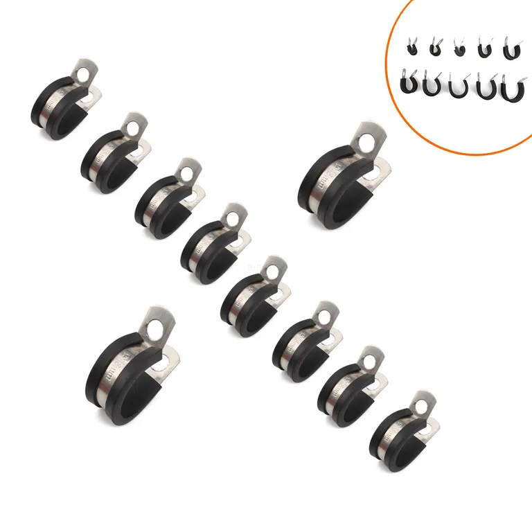 border -stainless steel connecting rubber strip band 10 sets of corrosion-resistant anti-rust-resistant pipe card specifications complete online border -stainless steel connecting rubber strip band 10 sets of corrosion-resistant anti-rust-resistant pipe card specifications complete online