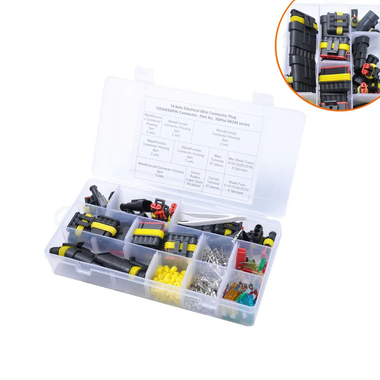 Car connecter combination tool box+fuse-HID accessories modification set-氙 氙 Light repair 14 sets online Car connecter combination tool box+fuse-HID accessories modification set-氙 氙 Light repair 14 sets online