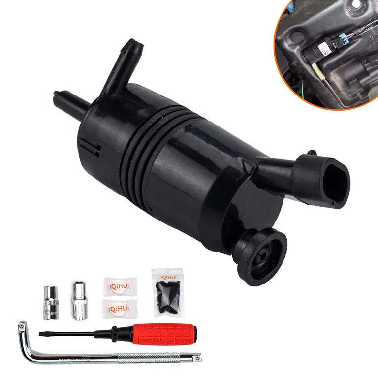 Car front windshield cleaning pump for Cadillac/Buick/GMC 22127652 22127653 online Car front windshield cleaning pump for Cadillac/Buick/GMC 22127652 22127653 online