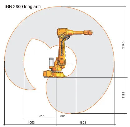 for ABB arc welding robot IRB 2600-12/1.85 12 kg wingspan 1.85 meters online for ABB arc welding robot IRB 2600-12/1.85 12 kg wingspan 1.85 meters online